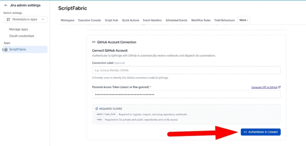 Authenticate & Connect