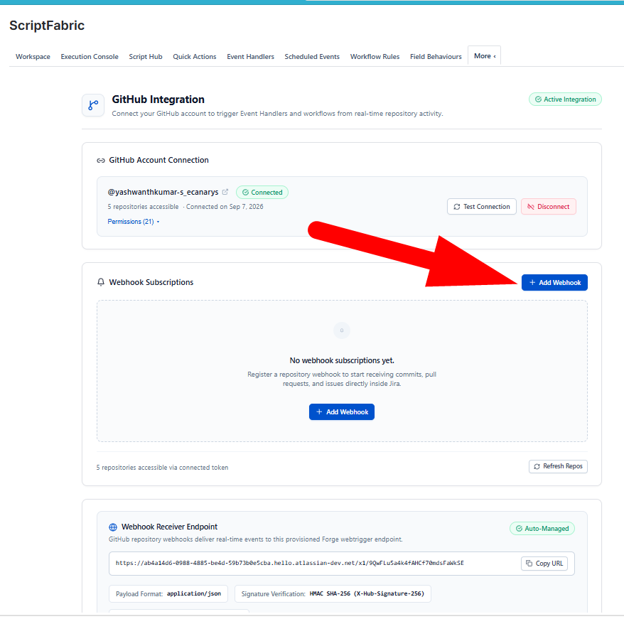 Add Webhook
